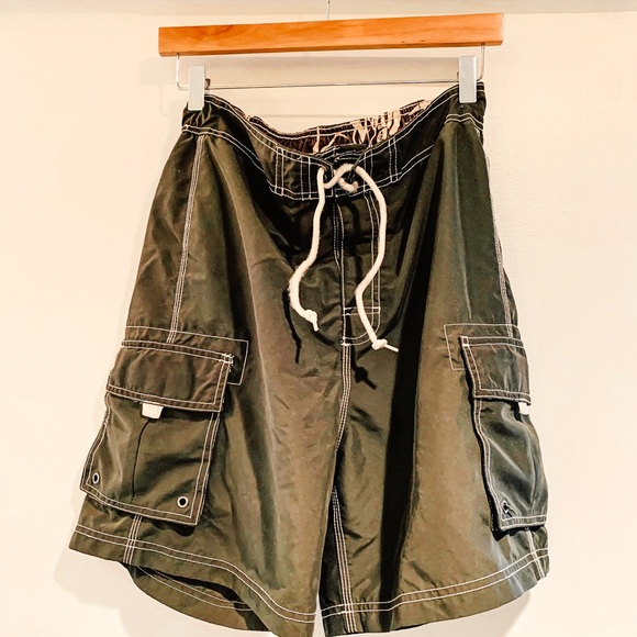 Other - • cargo green swim trunks •